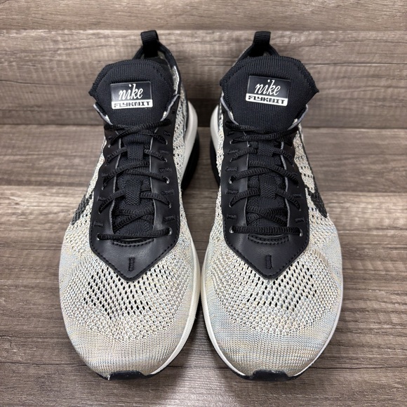 Nike Air Max Flyknit Racer Gray Black Womens US Size 8 FD2285-200 Running Shoes - Picture 2 of 10